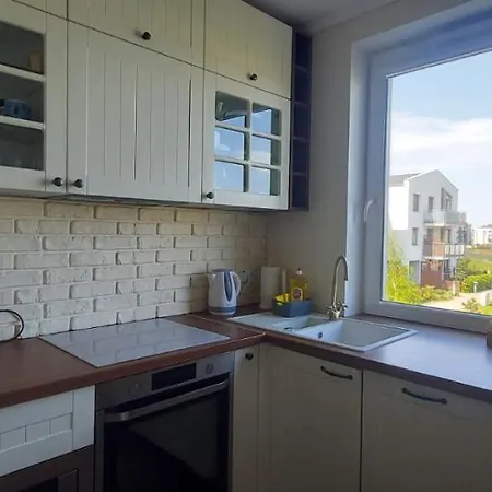 Uroczy Apartament Blisko Gdyni Parking New Rybki *